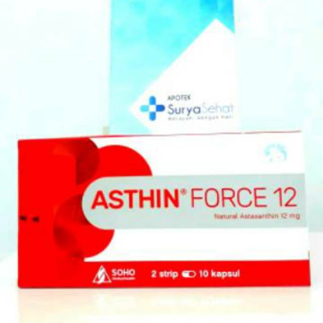 ASTHIN FORCE 4 /6 / 12 mg  suplemen antioksidan - Asthin Bond 4mg/6mg - Asthin Force Gel 30gr