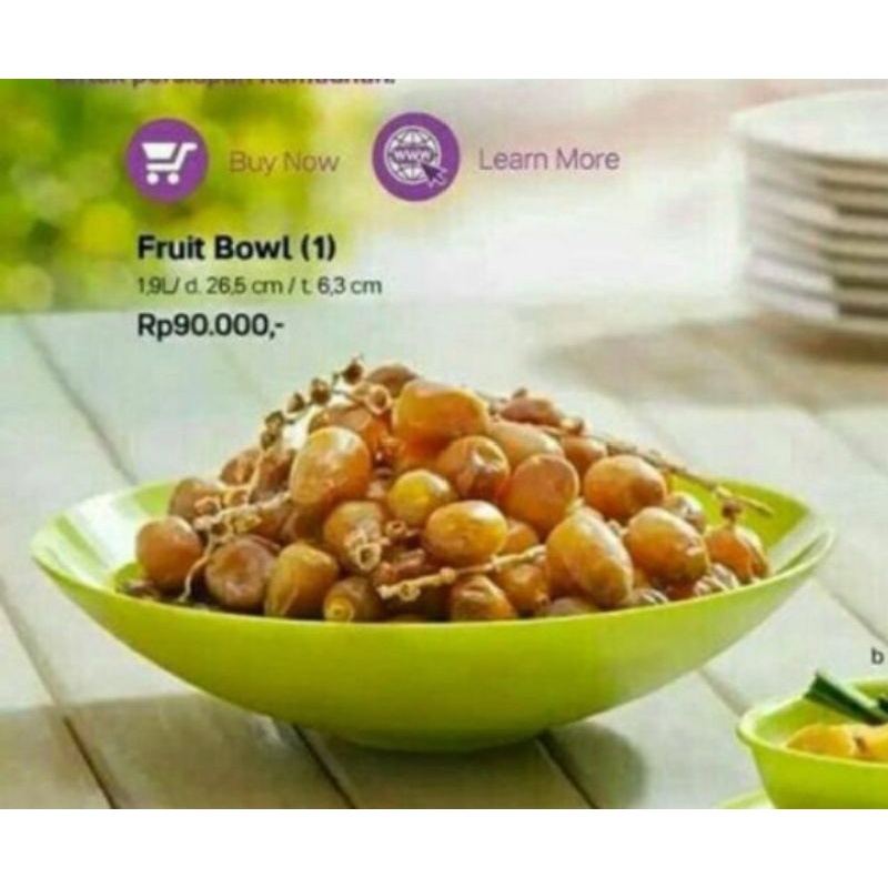 tempat buah tupperware / Fruit Bowl Tupperware original 100% Promo