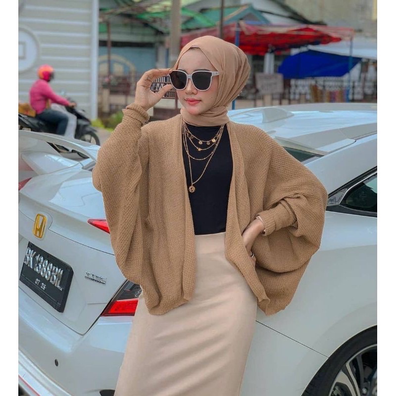 Lizzy - CARDIGAN BATWING KELELAWAR PREMIUM