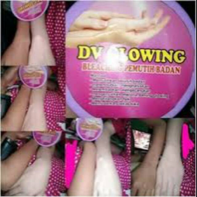 PEMUTIH BADAN /LULUR DV GLOWING BLEACHING
