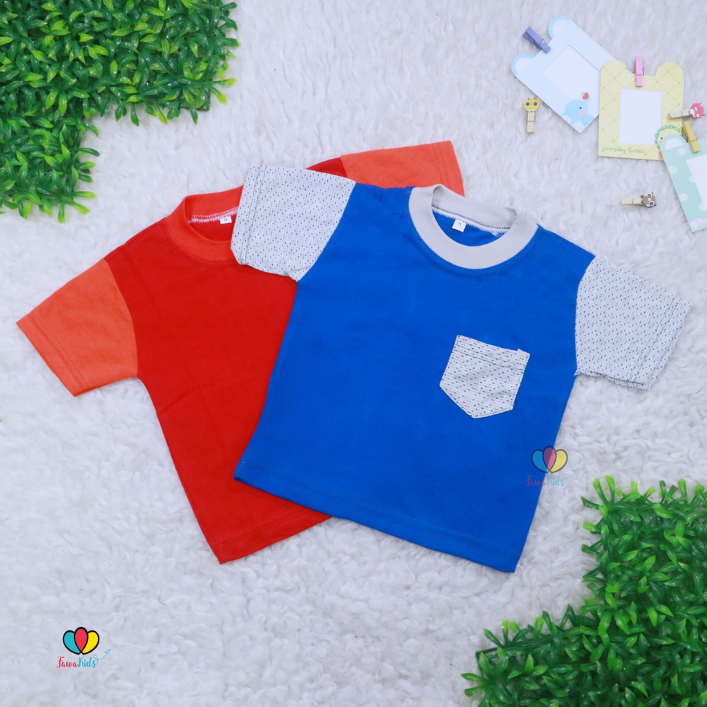 Kaos John Ethes uk 5-6 Tahun / Baju Polos Anak Laki-Laki SD Oblong Reglan Atasan Lengan Pendek