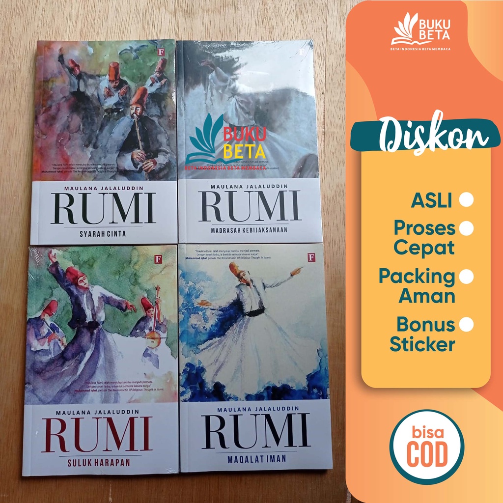 Buku Rumi Syair Cinta Rumi - Maulana Jalaluddin Rumi