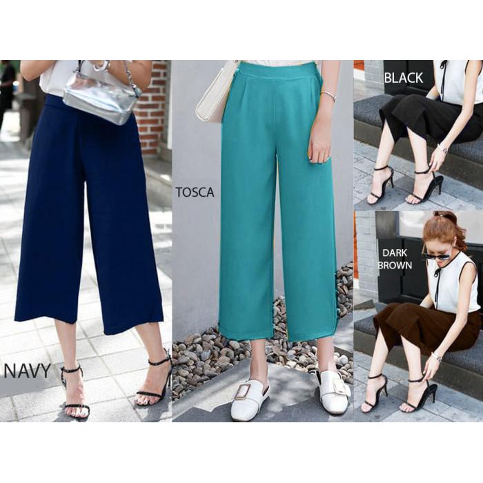 Midi Kulot Pants / Celana Midi Kulot