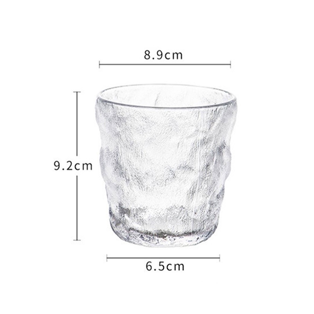 Gelas Cantik / Gelas Kaca/Gelas Elegant / Isi 2 PCS / YS-88-1/ 300 ML
