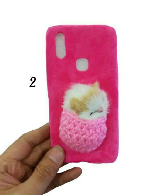 Case luxury bulu cute casing Vivo V11