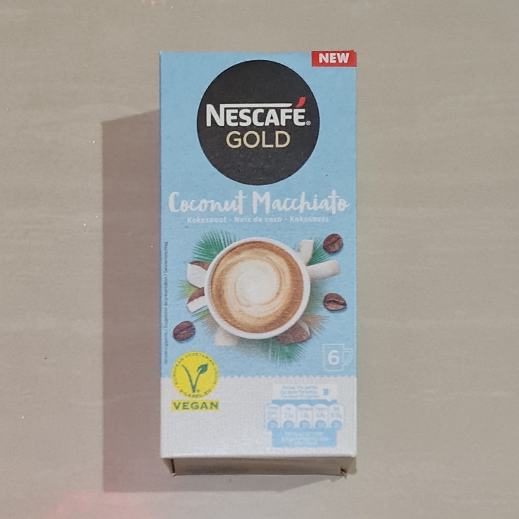 Nescafe Gold Vegan Coconut Macchiato 6 x 15 Gram