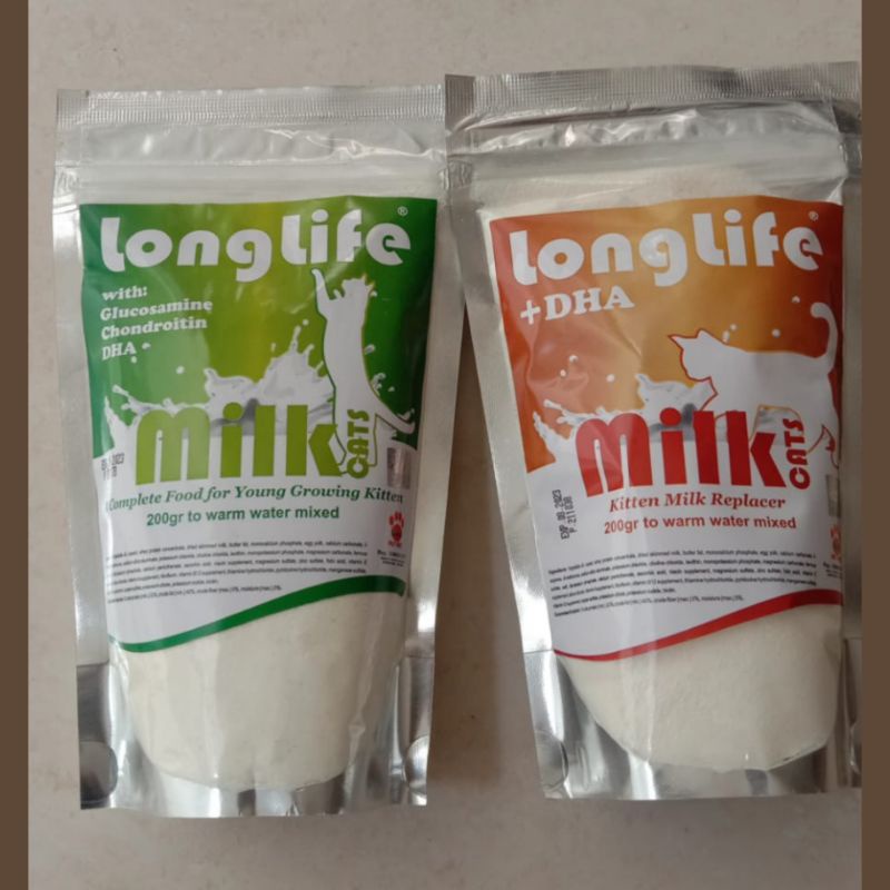 Susu Kucing Long Life Kemasan 200 gram Baby Kitten Cat Growing Milk 200gr Longlife