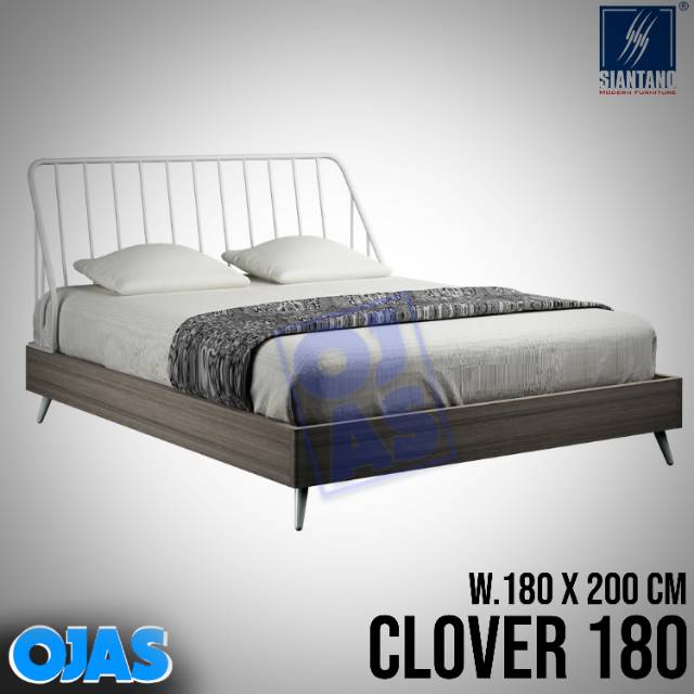 Ranjang Besi Modern Minimalis Siantano Clover 180