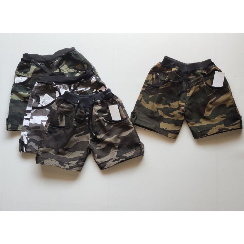 pilih warna Celana candy army * hotpants loreng * celana pendek anak 1-5 th