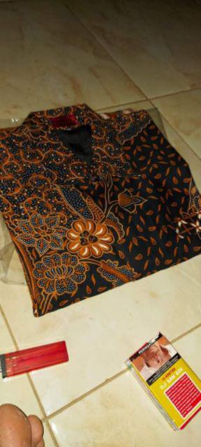 Vijay Kemeja Batik Pria Kemeja Lengan Pendek Modern Seragam Batik Ori By Raja Sakti