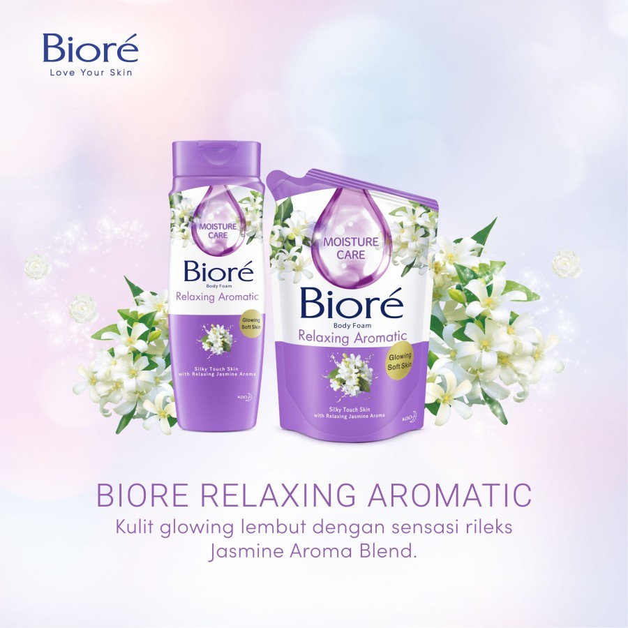 BIORE Relaxing Aromatic Sabun Mandi Cair Refill 800ml