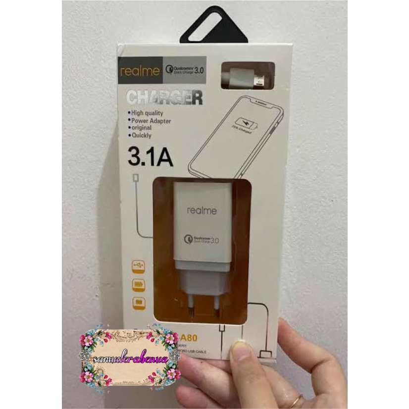 BM048 A80 Cashan Cashan REALME 3Amper QUALCOM micro fast Charging Anti meledak realme 2 3 5i pro c1 SB2960