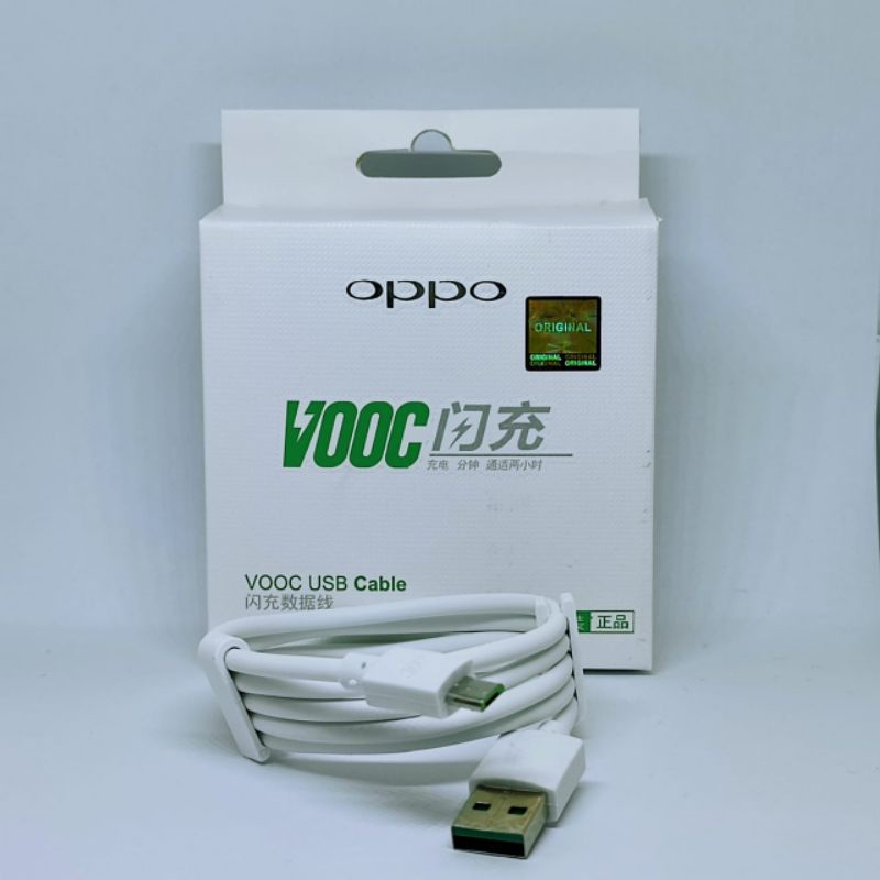 KABEL DATA CHARGER CASAN OPPO VOOC MICRO  F3  A73  A83  A71  A39  A12  ORIGINAL 100%