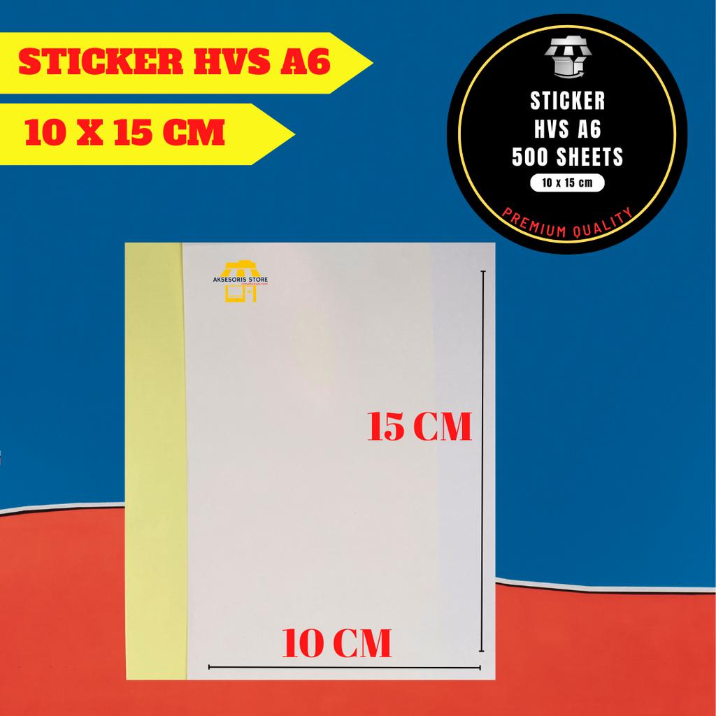 

MilL Stiker Label A6 Doff / Kertas Sticker HVS A6 Ukuran 10X15