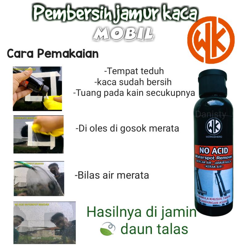 Pembersih jamur kaca mobil/ Kaca Mobil wk/Cairan Penghilang Kerak Serbaguna