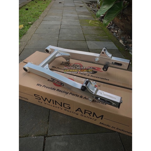 swing arm wellprof arm wellprof model kaze pnp cb almunium full tebal sudah pnp cb begel panjang