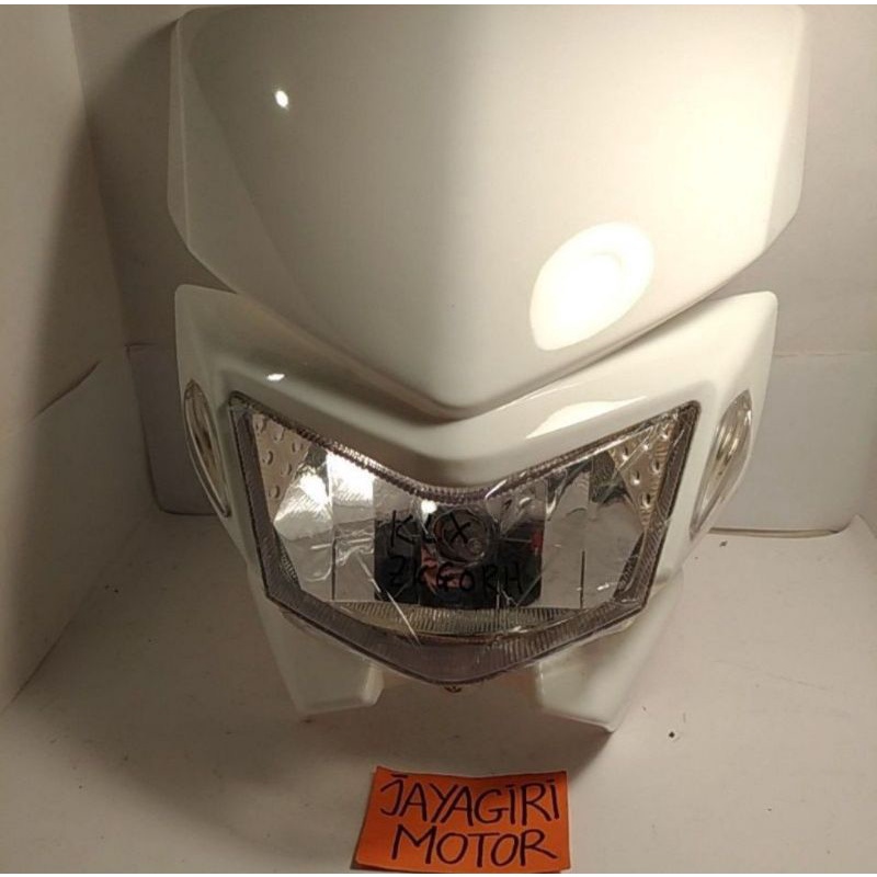 Reflektor Lampu Depan Motor Trail Motor bike Cross Headlamp Variasi Batok Tameng Kepala KTM KLX CRF