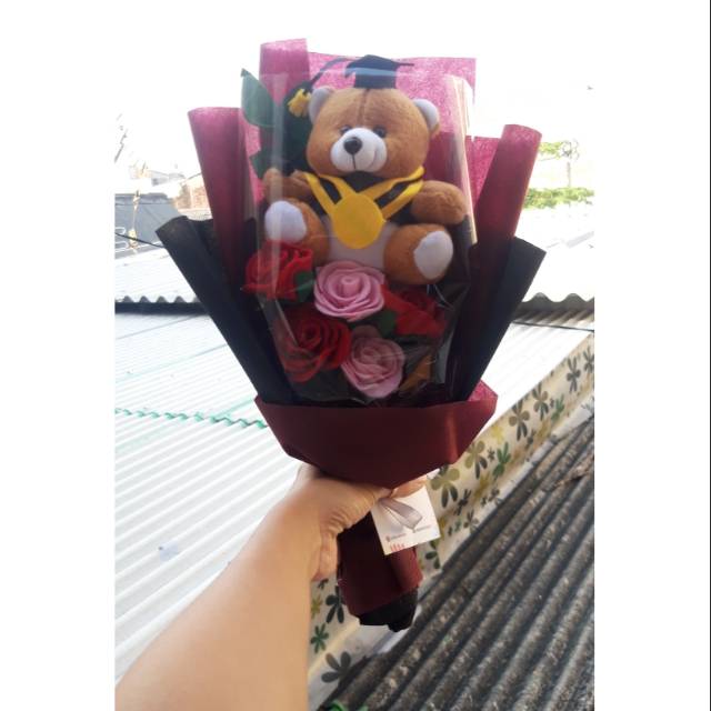

Buket mawar boneka / kado buket / kado bunga