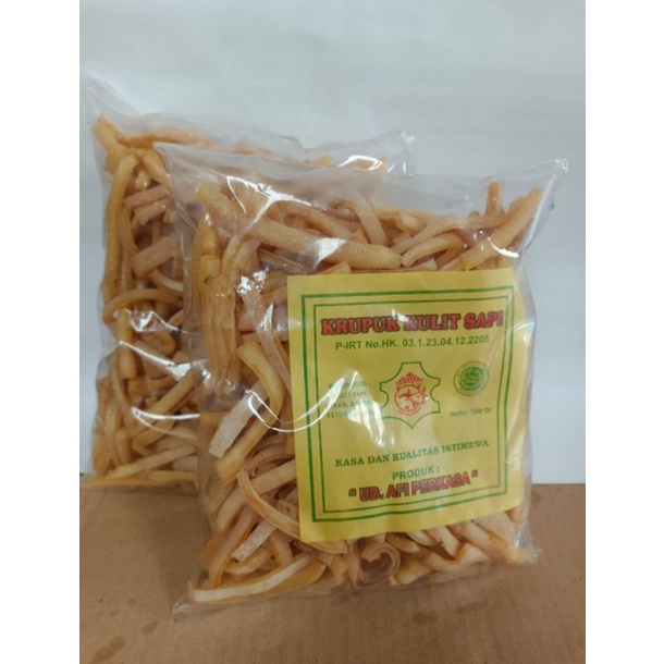 

Rambak Stik mie krupuk kulit sapi (500gr)