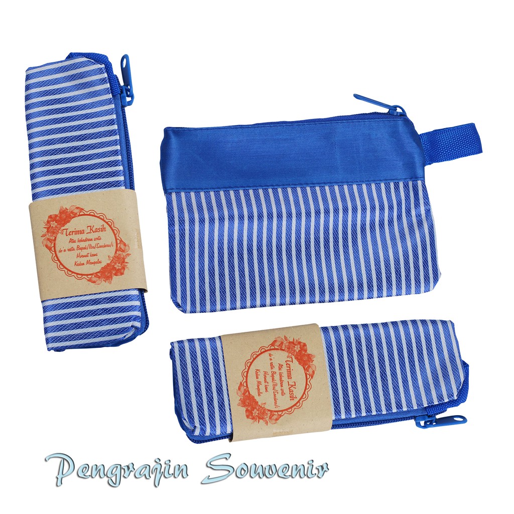 Souvenir isi 50 pcs dompet pouch salur kecil. souvenir pernikahan