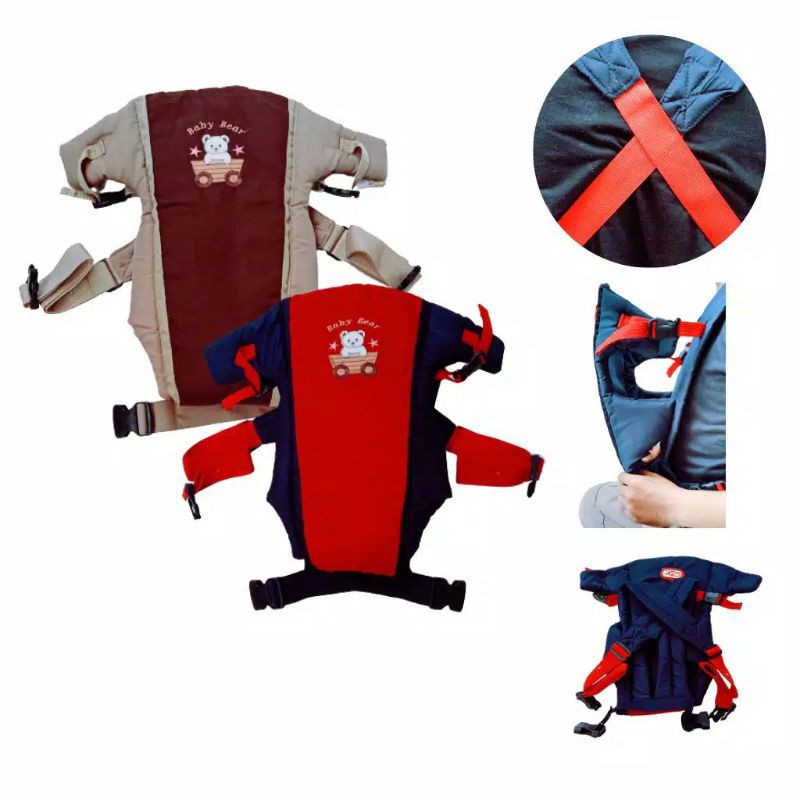 GENDONGAN DEPAN BORDIR COCOK UNTUK JALAN JALAN USIA 4 BULAN / GENDONGAN BAYI DEPAN