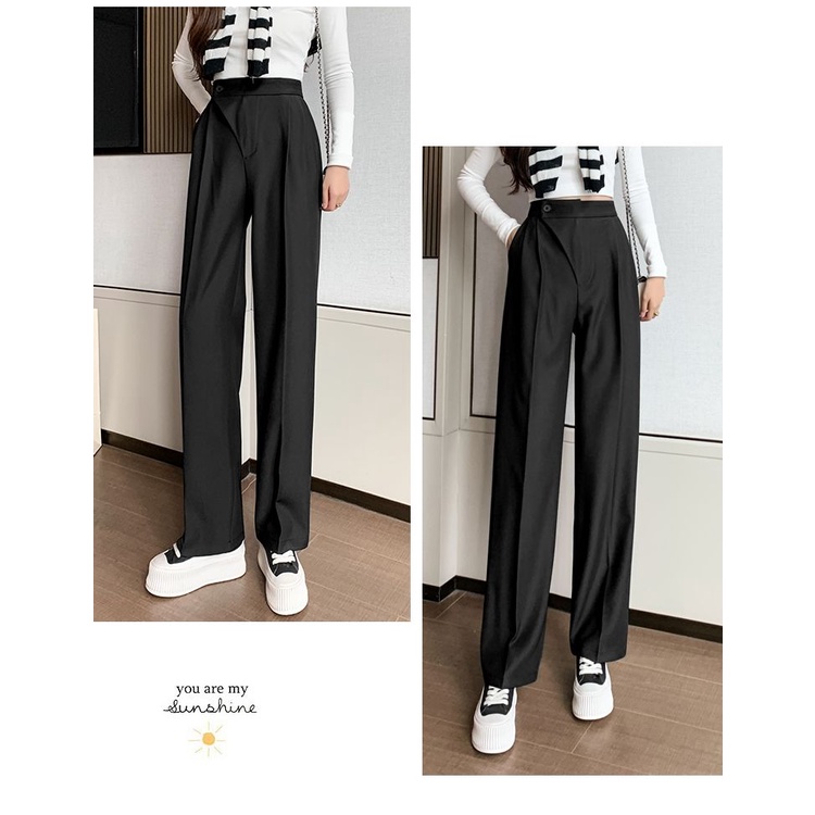 Celana Panjang Wanita Kulot Highwaist Kantor Pants