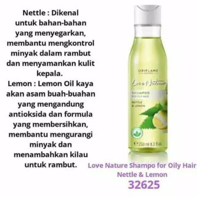 LoVe Nature Shampoo Nettle &amp; Lemon