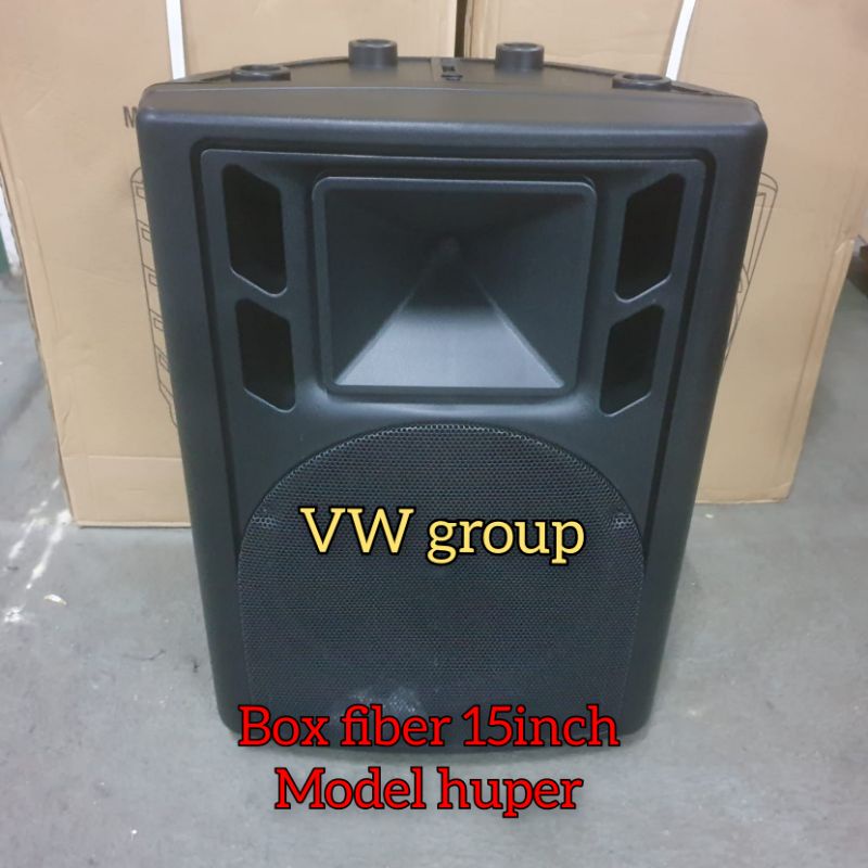 box speaker fiber plastik 15 inch 15in model HUPER 15inch IMPORT / Box kosong Model HUPER 15in
