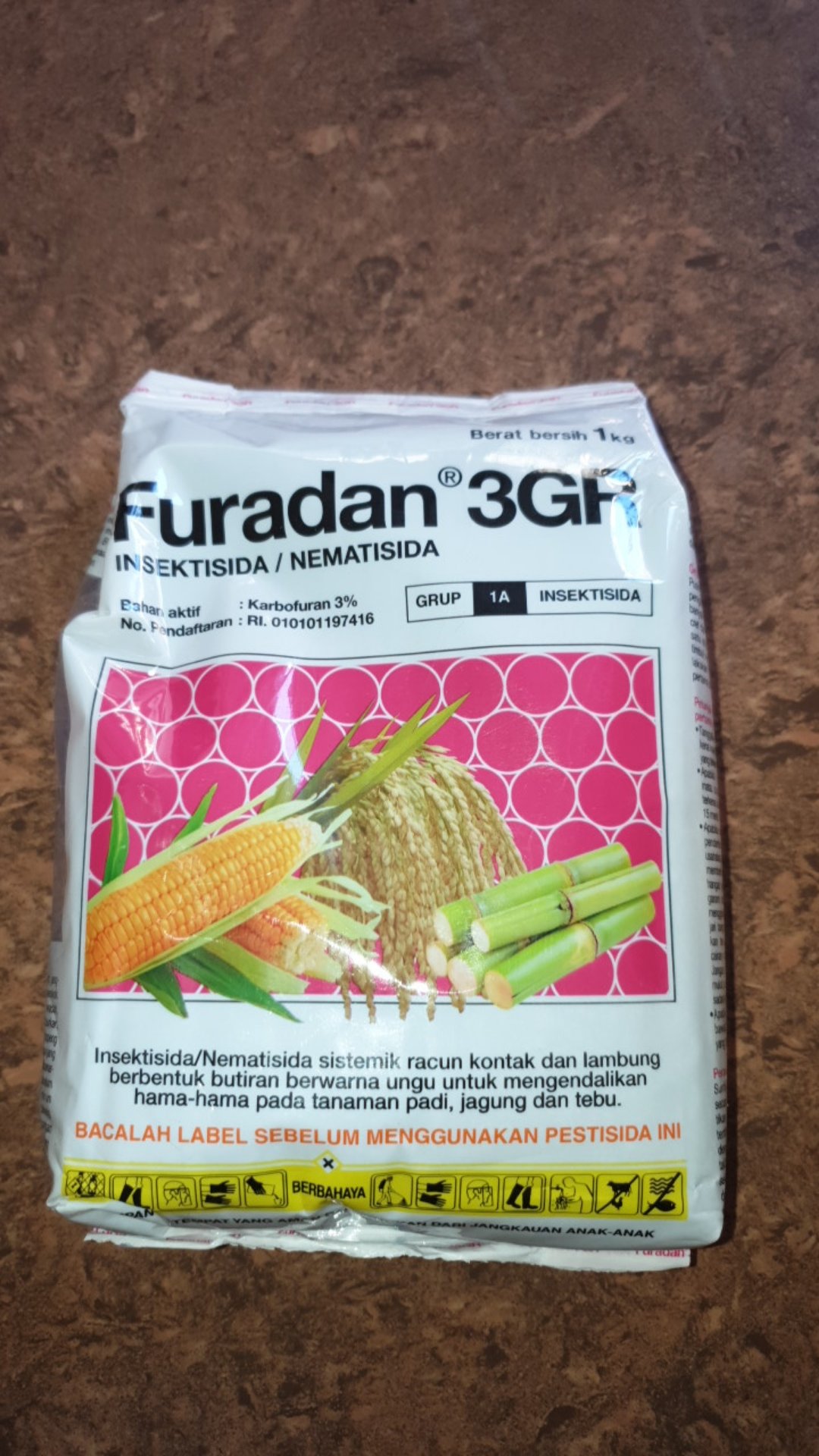 Insektisida Furadan 3gr (1kg) Untuk Mengendalikan Hama