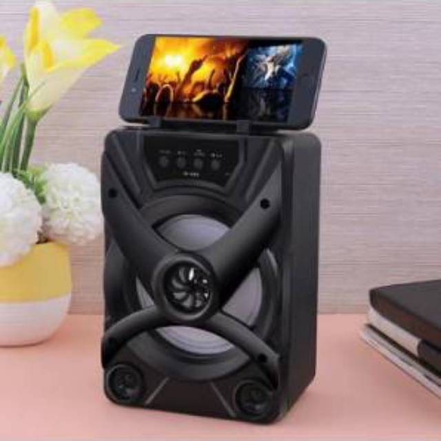 SPEAKER BLUETOOTH M-408 LED Disco + Standing Quality Bass Suara Mantap