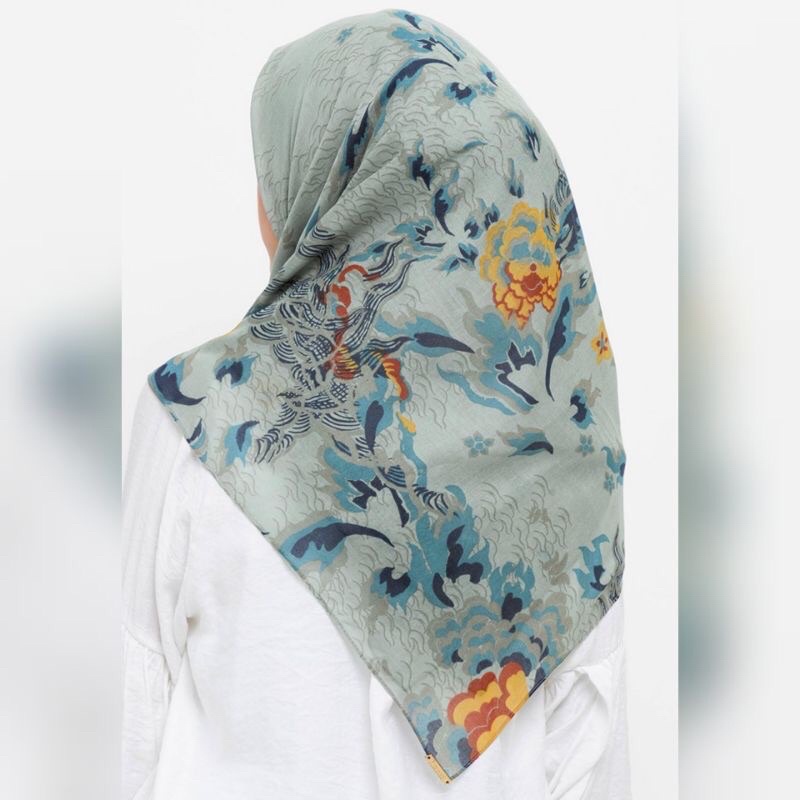 Taiga scarf Navajo Kamiidea preloved kami scarf bukan buttonscarves preloved