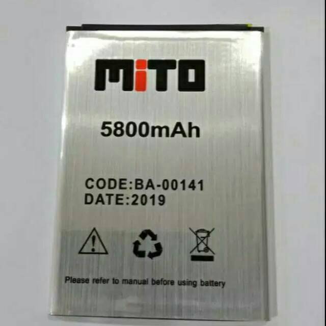 Baterai batre batrai Mito BA00141 Z1 PLUS