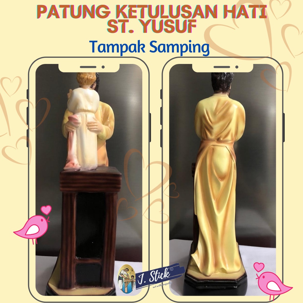 PATUNG KETULUSAN HATI ST. YUSUF, 40 CM