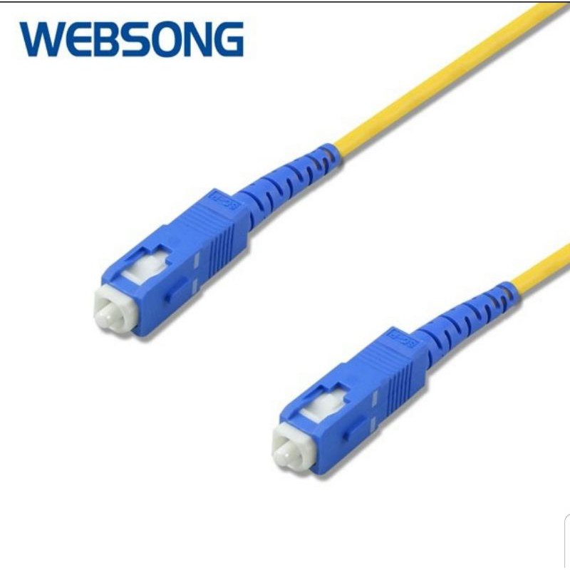 Kabel Fiber Optic Patch Cord SC to SC UPC 100M Indihome WEBSONG