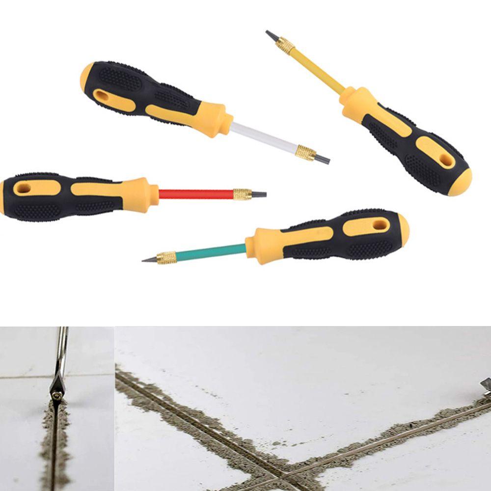 Populer Tile Slotter Alat Tangan Pembersih Nat Keramik Slotter Baja Tungsten