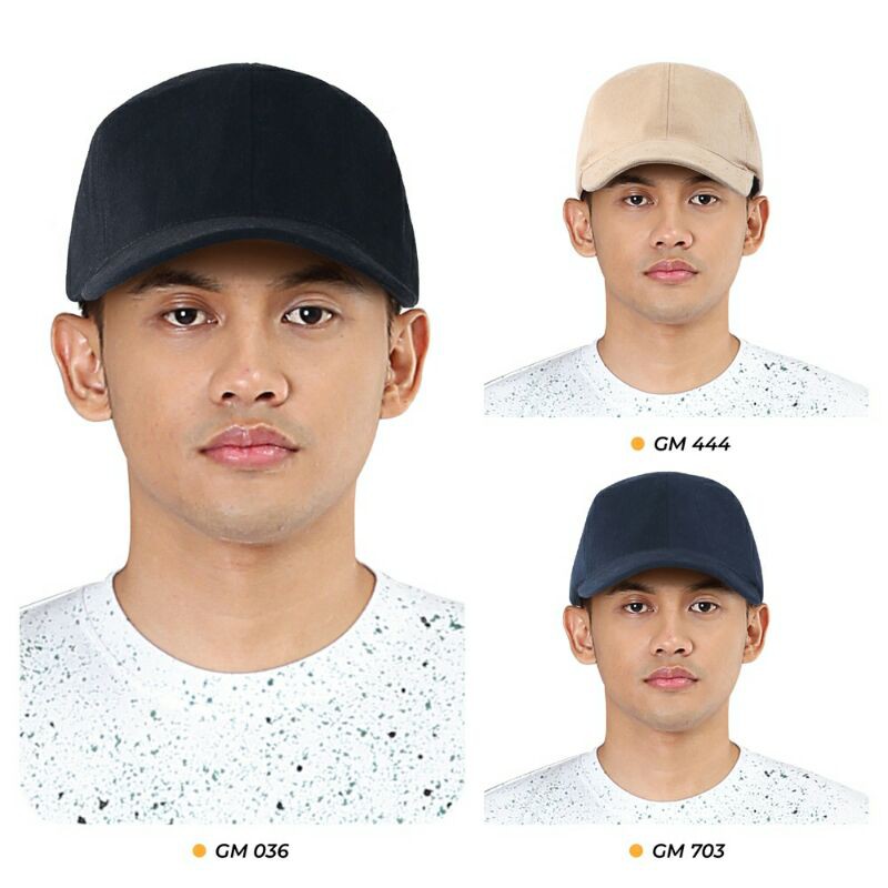 Topi Baseball Polos Rafel ALL SIZE Pria Gaya Murah Distro Automic GM(444,036,703) Bisa COD