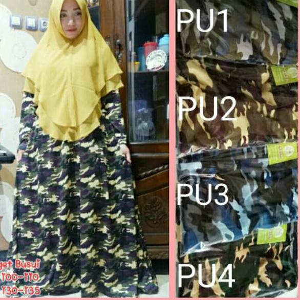 (BOOMING) Gamis  Murah /  HYGET Busui Tali Serut Samping MOTIF