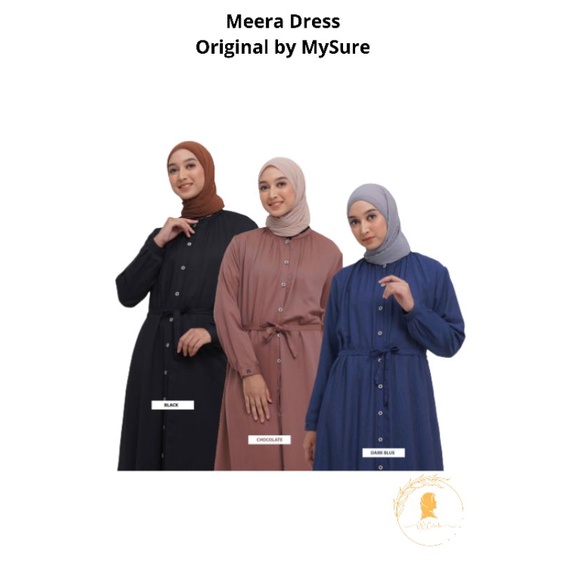 Meera Dress, Gamis dewasa, gamis Busui, gamis premium, gamis polos, gamis terbaru, gamis 2 in 1, gam