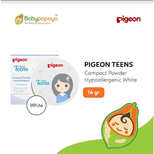 PIGEON TEENS Compact Powder + UV Protection  Bedak Remaja Teen 14Gr