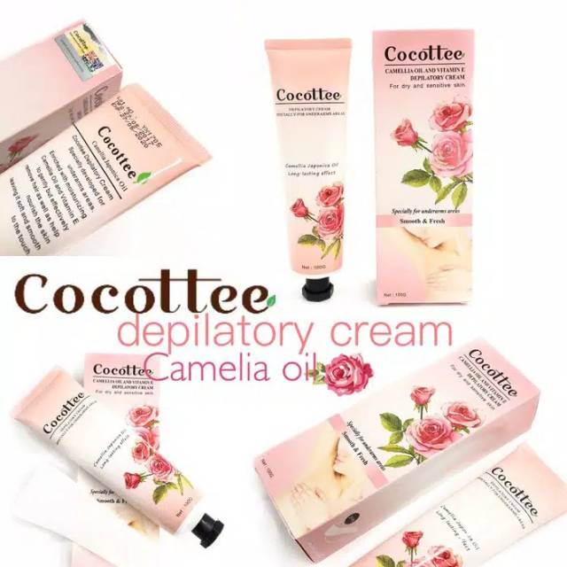 Penghilang bulu cocotte depilatory cream utk ketiak