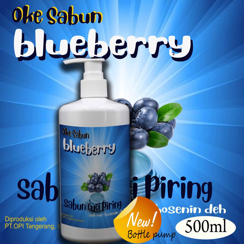 sabun cuci piring 500ml varian wangi blueberry terbaru