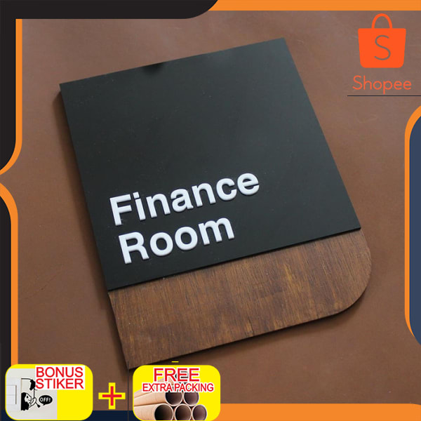 

Sign office acrylic / sign kantor / sign acrylic timbul Elegan