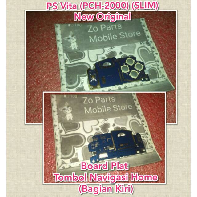 Board Plat Bagian Kiri Tombol Navigasi Home Sony PS Vita Slim (PCH-2000) (Original Quality)