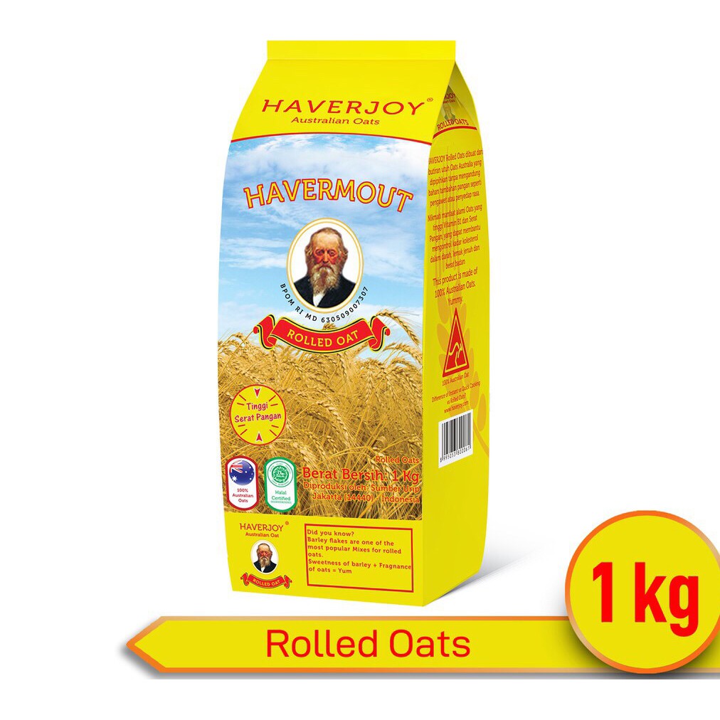 Havermout Haverjoy Rolled Oats 1kg