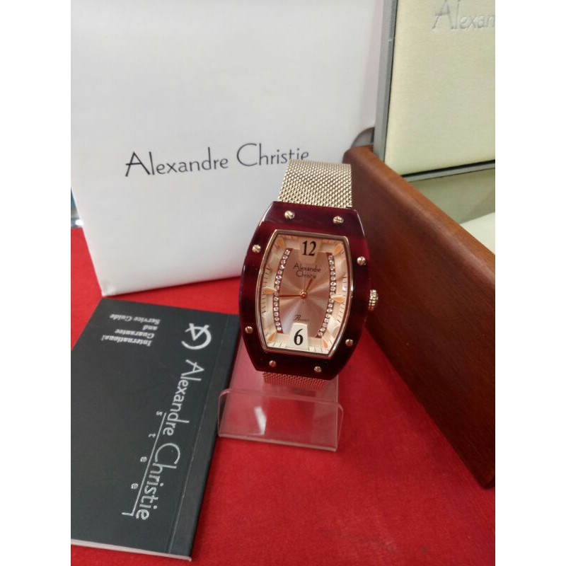 Jam Tangan Analog Wanita Alexandre Christie Ac 2778 LH All Steel