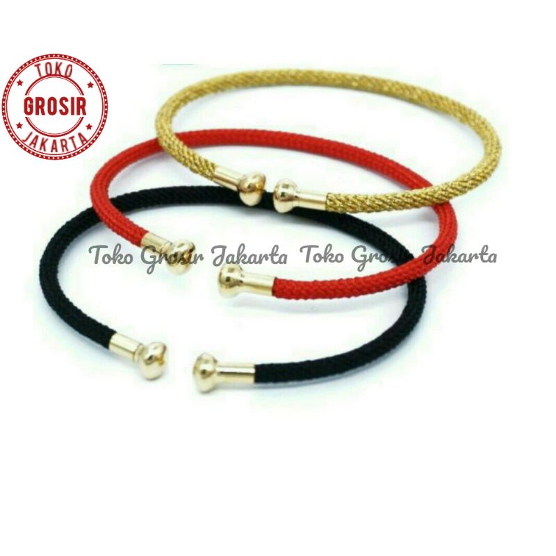 Gelang Wanita Tali Kawat Anti Air Waterproof Untuk Liontin Charm Model Terbaru