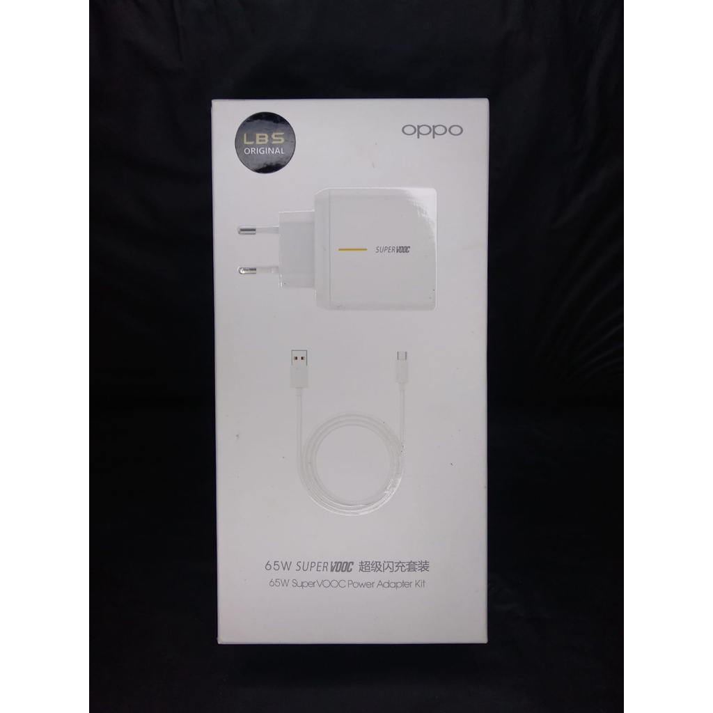 Charger Oppo 65Watt SUPER VOOC Type C Fast Charging Power Adapter