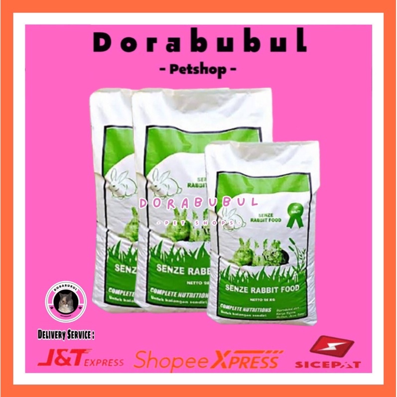 Dorabubul Senze Rabit Food / Makanan Kelinci / Pelet Pakan Hewan Peliharaan / Repack / 1 Kg