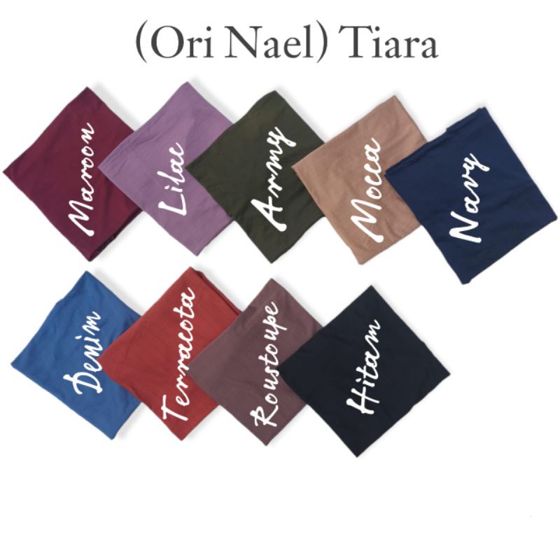 [Ori Nael] TIARA•• hijab instan pet••hijab instan jersey ayrine