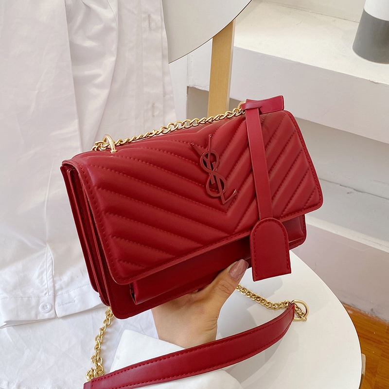 BJ31492 - BLACK/BROWN/GREEN/KHAKI/PINK/RED/WHITE - TAS SLEMPANG CLUTCH IMPORT TAS WANITA FASHION IMPORT MODIS ELEGAN TERMURAH TERLARIS TERBARU BAGSTORE JAKARTA TAS BATAM LT1492